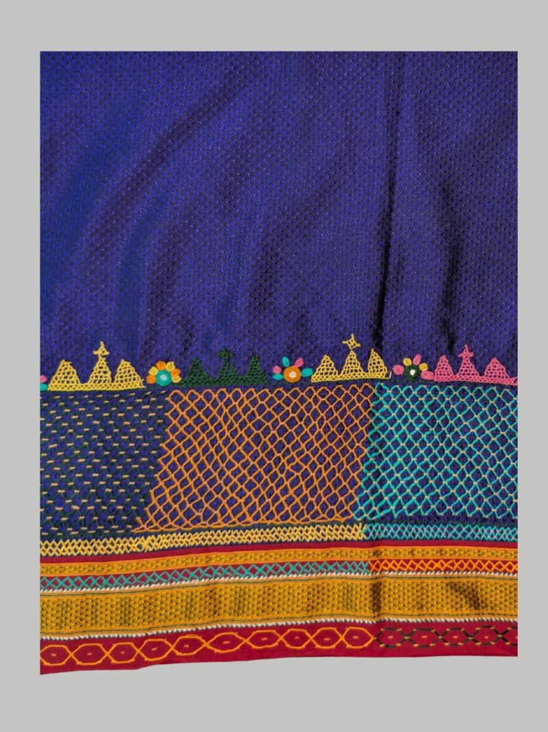 Blue Khunn Lambani Blouse piece