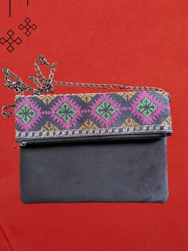 Black Suede Sling bag