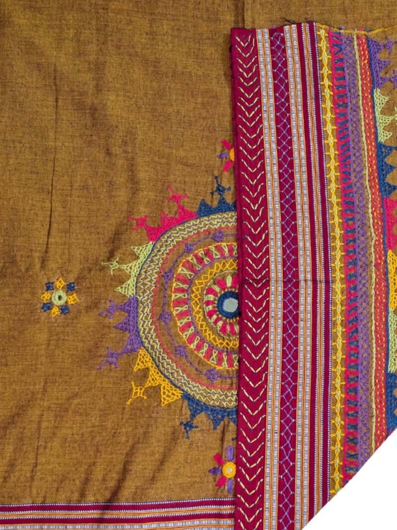 Mustard Lambani Blouse Piece