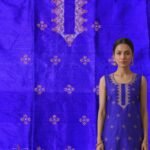 hand embriodered silk kurta