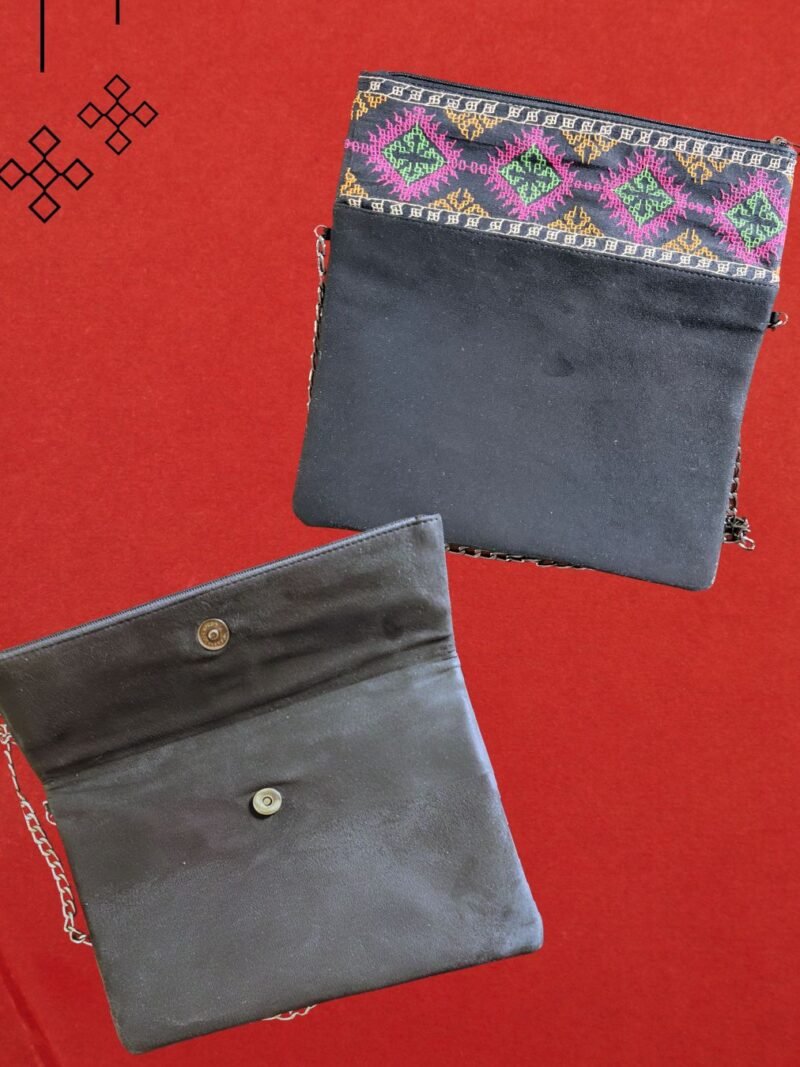 Black Suede Sling bag