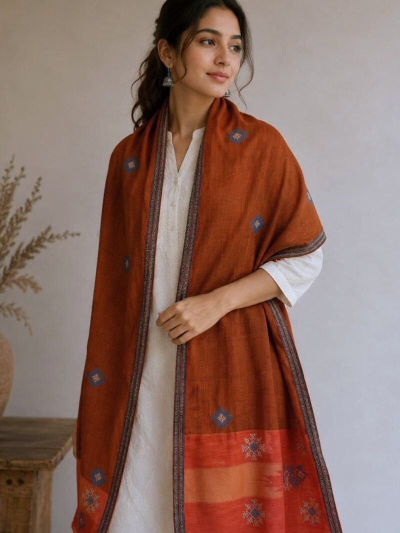 Kasuti Cotton Stole