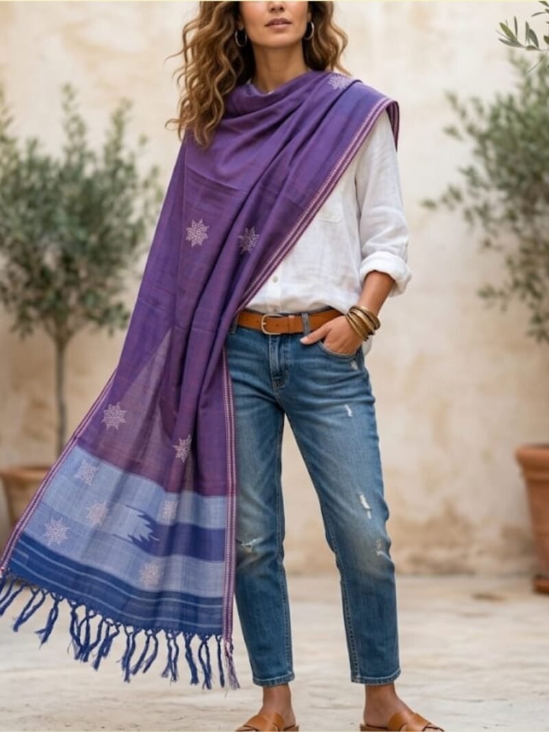 Kasuti Cotton Stole