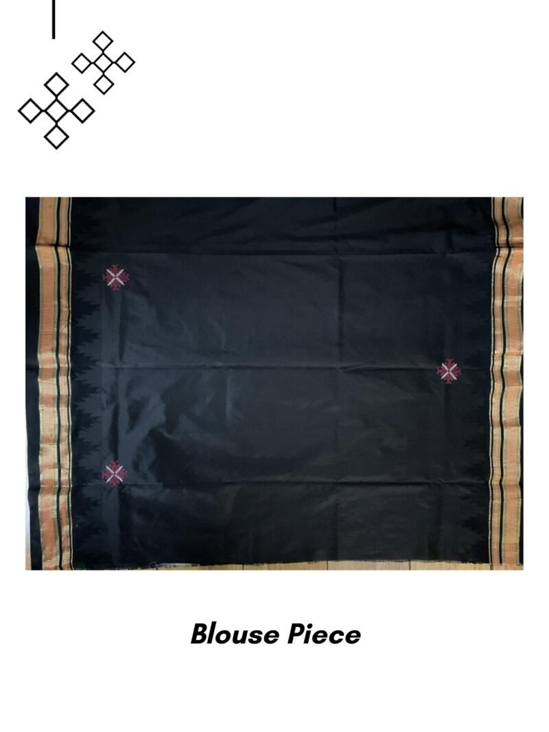 White Kasuti Silk Saree
